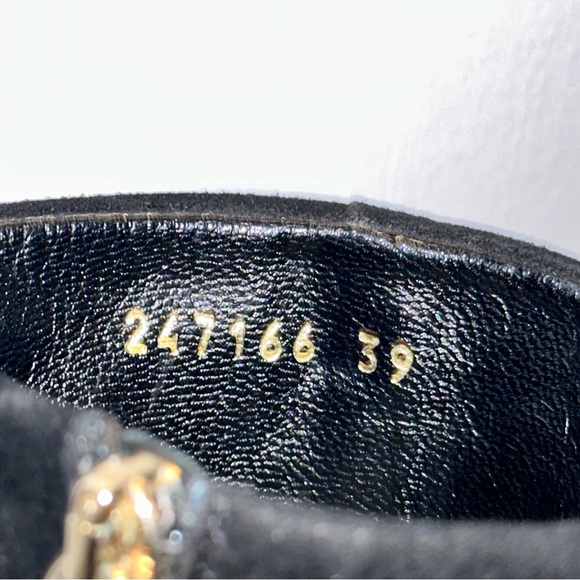 Gucci vintage y2k black ankle booties size 39 - Picture 3 of 9